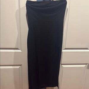 BabyBoo Elegant Black Strapless Dress